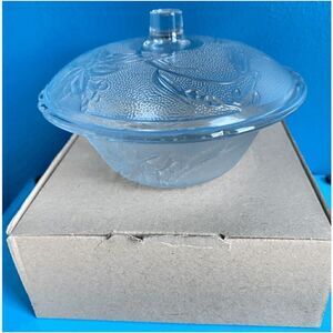 Clear Glass Candy Dish withy Lid